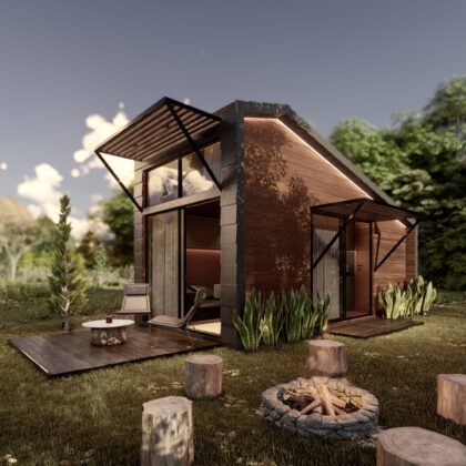 Nature outside view - Luxa model - Tiny House